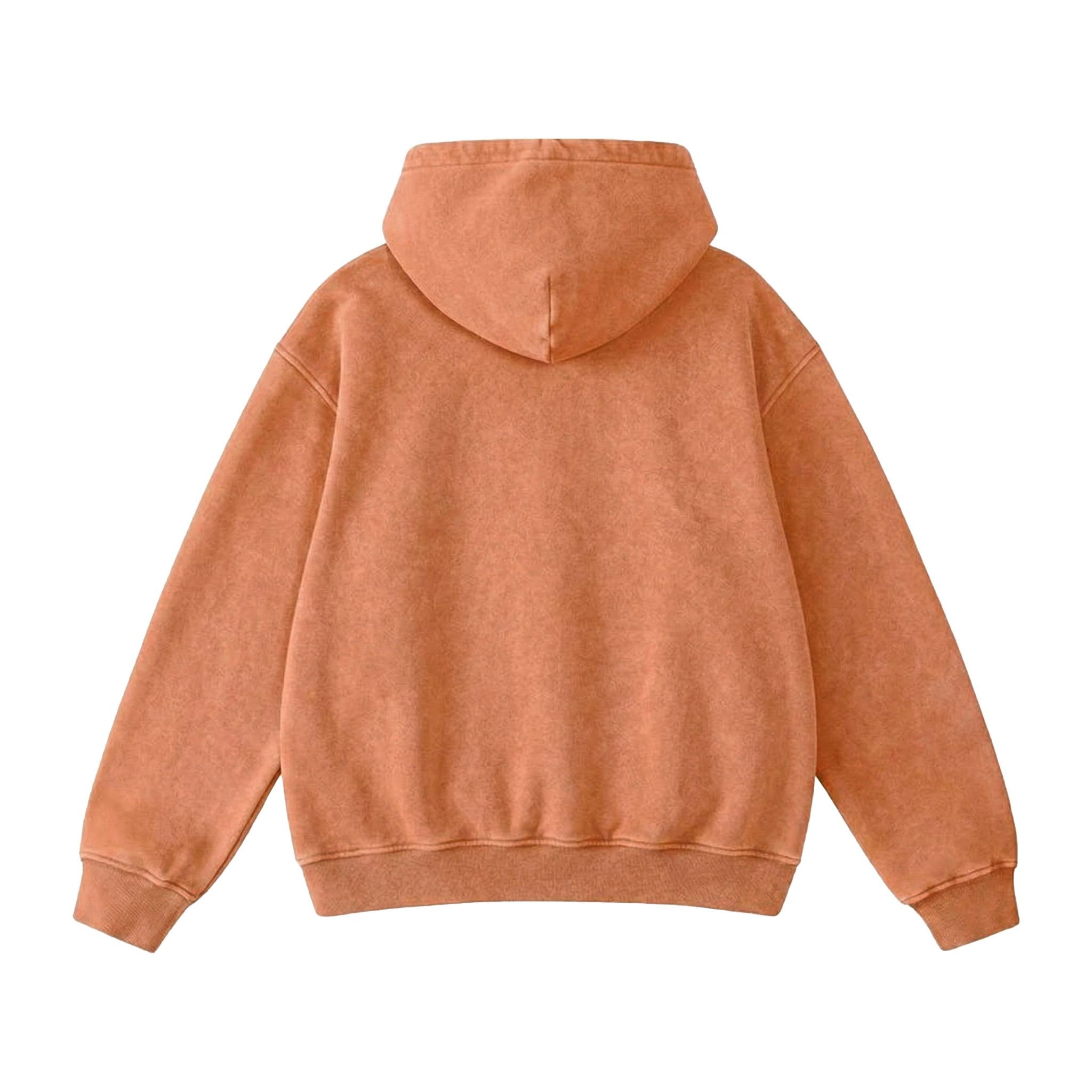 NFTS ACID WASH ORANGE HOODIE