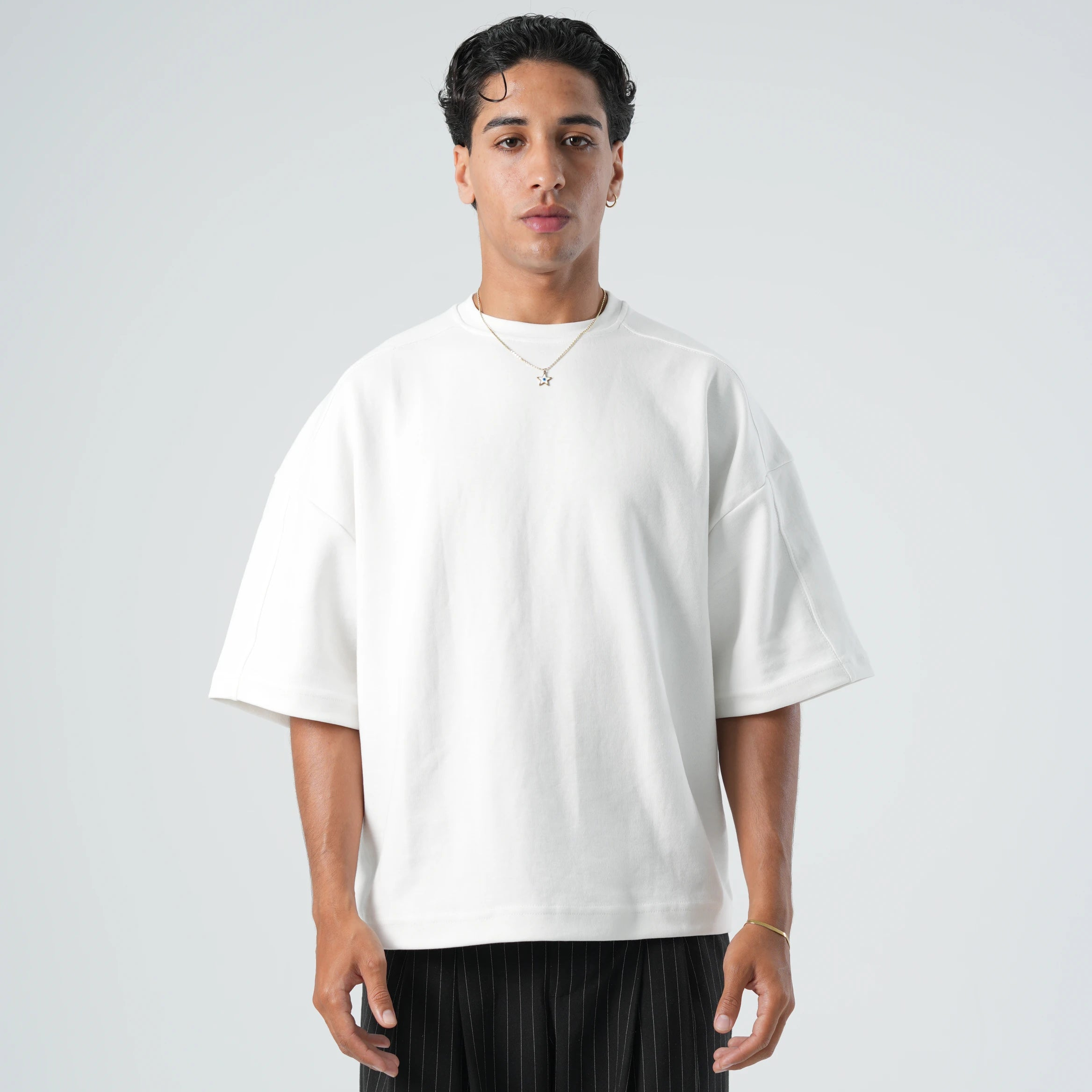 NFTS BOXY WHITE TEE