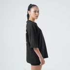 HEAT ALERT BOXY BLACK TEE