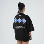 HEAT ALERT BOXY BLACK TEE