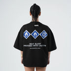 HEAT ALERT BOXY BLACK TEE