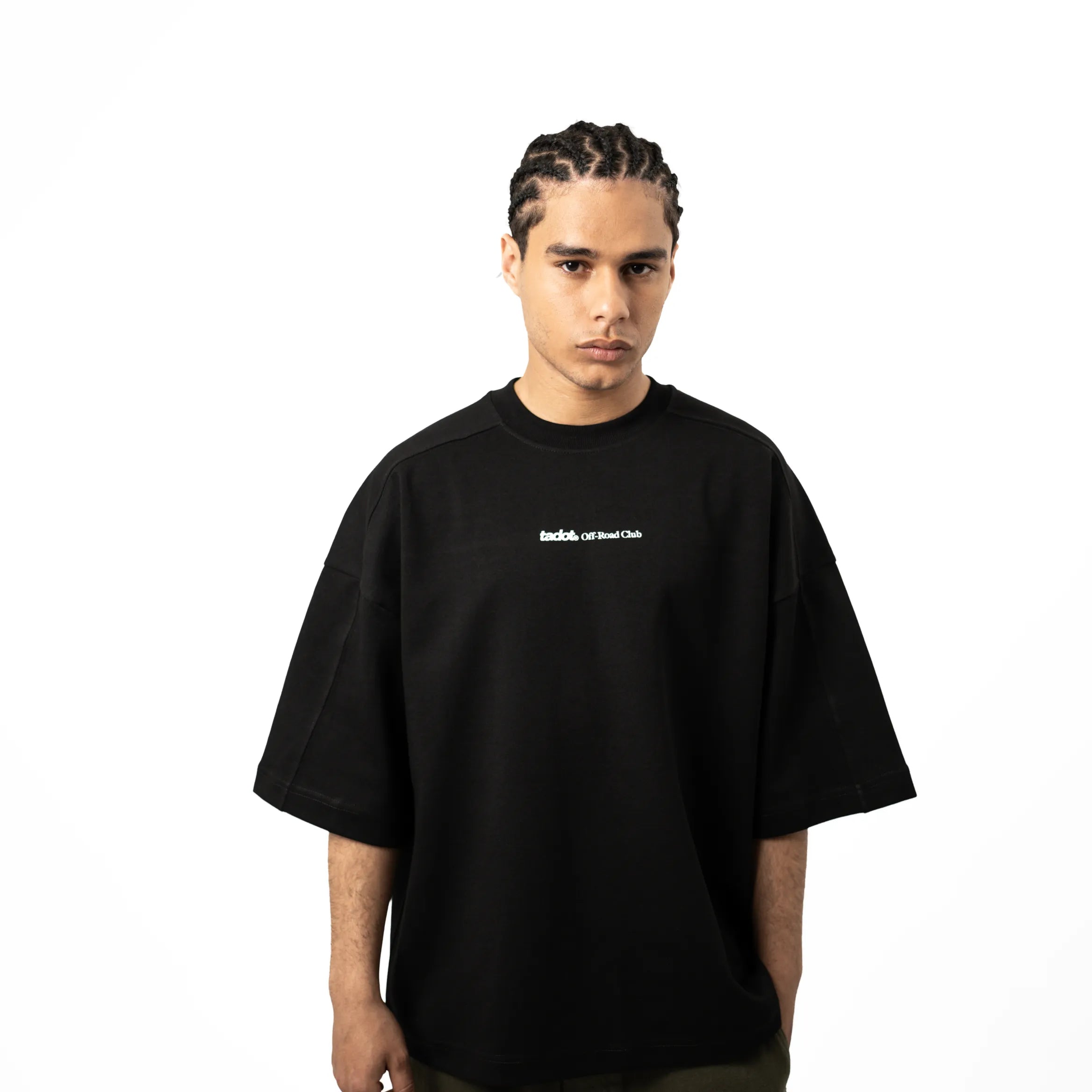 OFF-ROAD BOXY BLACK TEE
