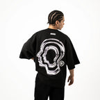 CHROME HEADS BOXY BLACK TEE