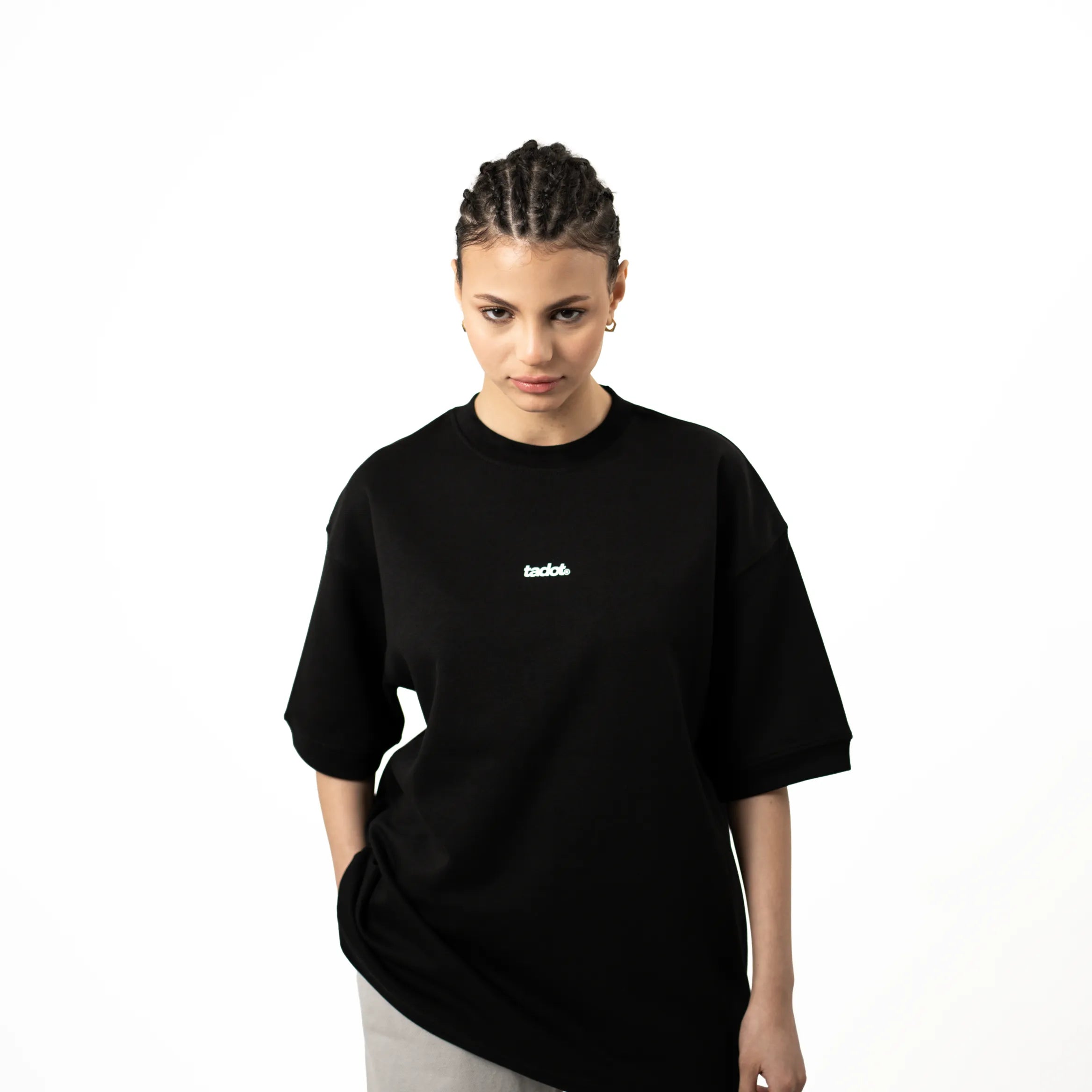 ATELIER OVERSIZED BLACK TEE