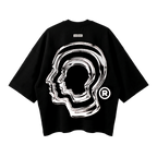 CHROME HEADS BOXY BLACK TEE