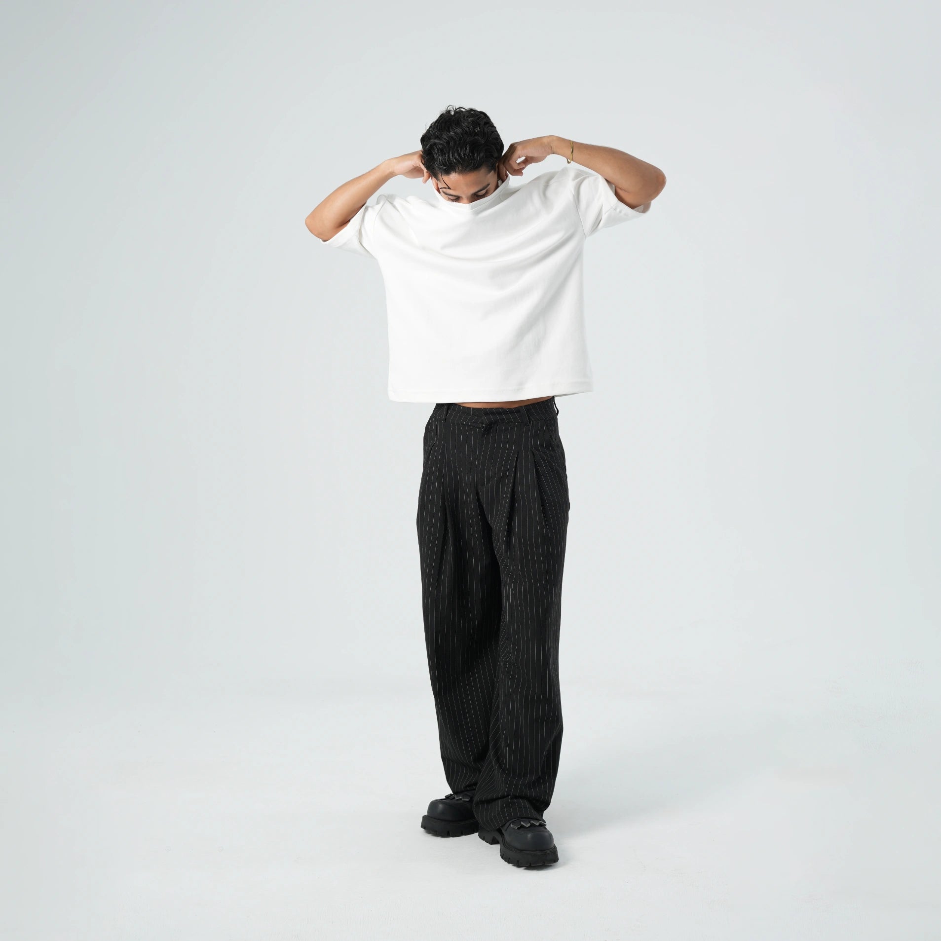 NFTS BOXY WHITE TEE