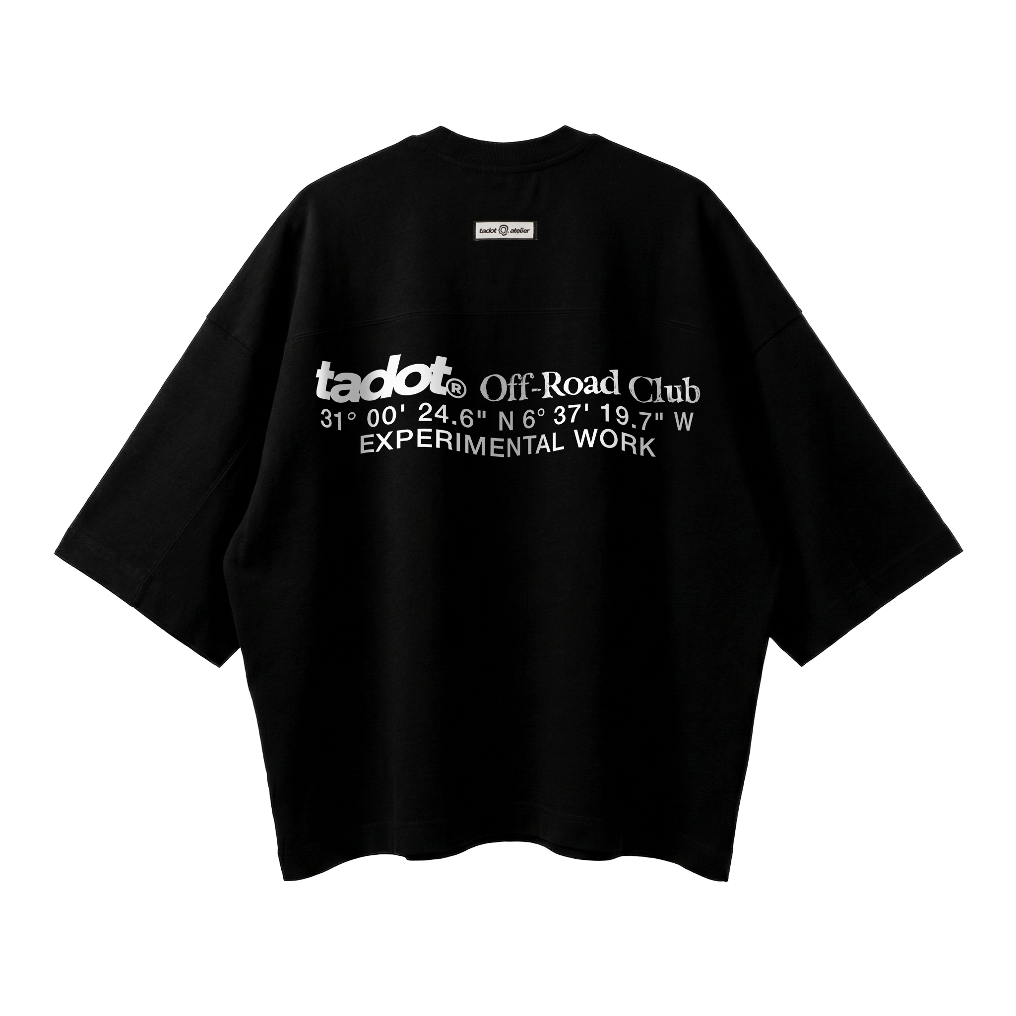 OFF-ROAD BOXY BLACK TEE