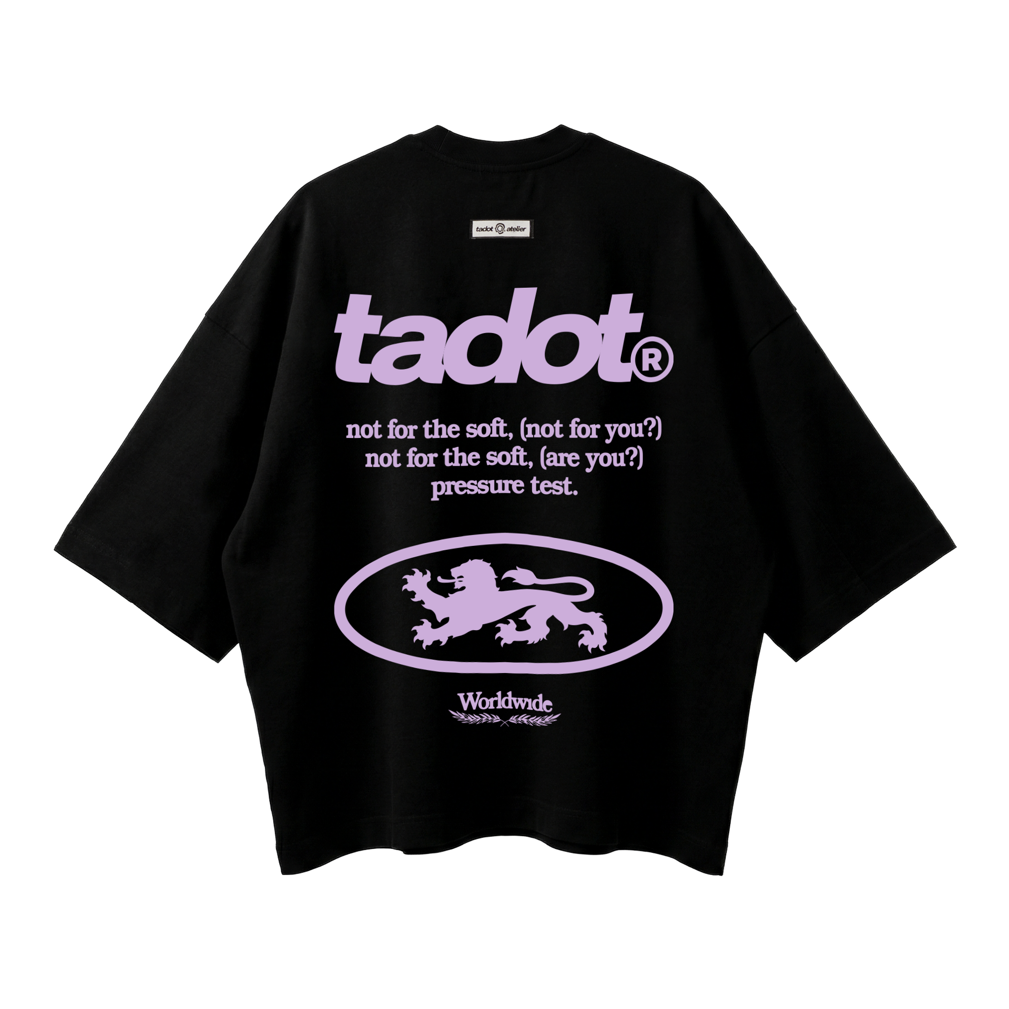 NFTS BOXY BLACK TEE