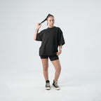 NFTS BOXY BLACK TEE
